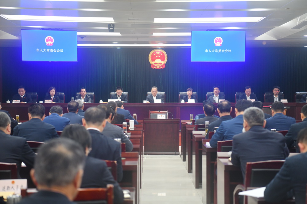 市十七届人大常委会举行第二十九次会议