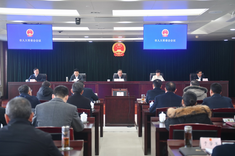 市十七届人大常委会举行第三十二次会议